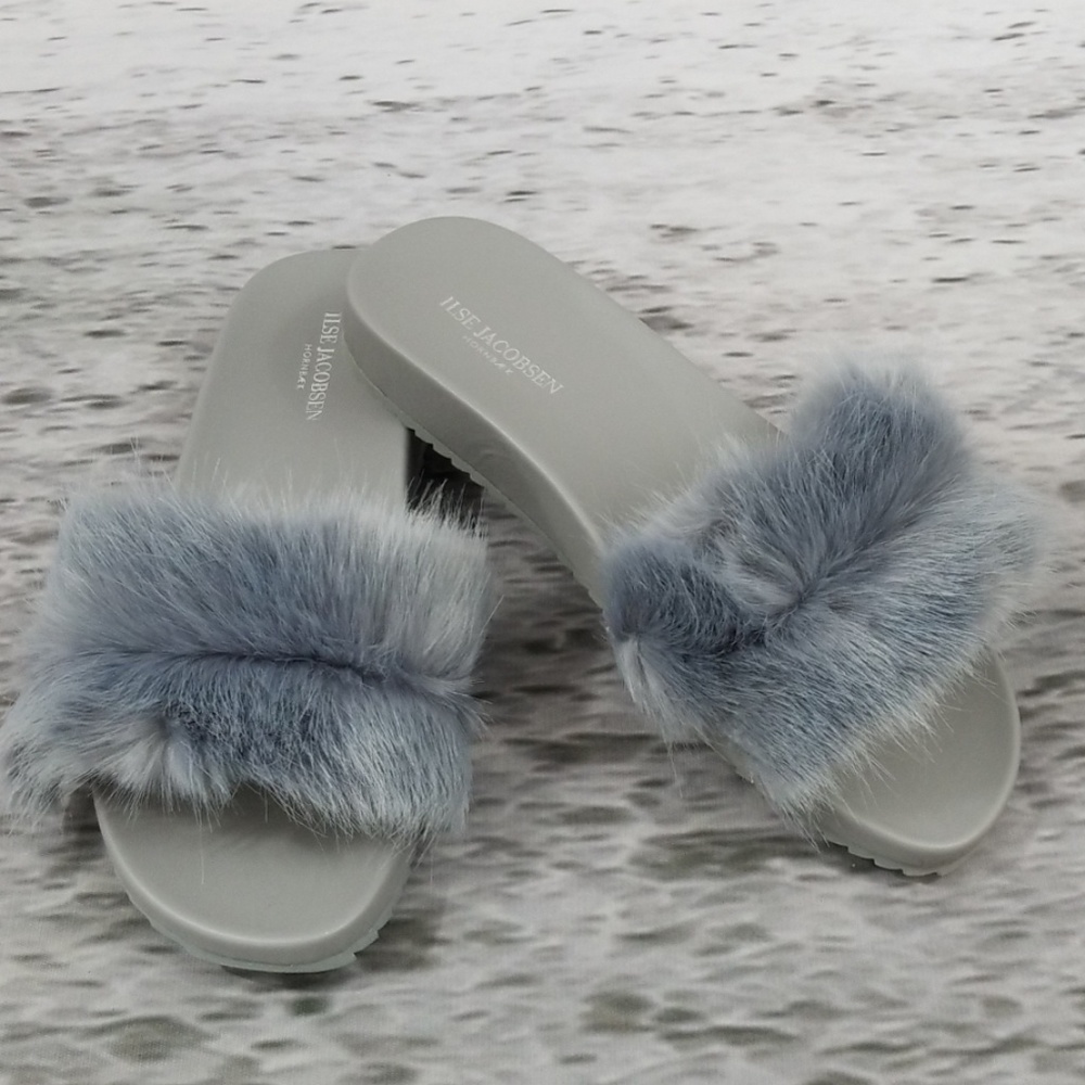 ILSE JACOBSEN Fur Fry Sandal 38